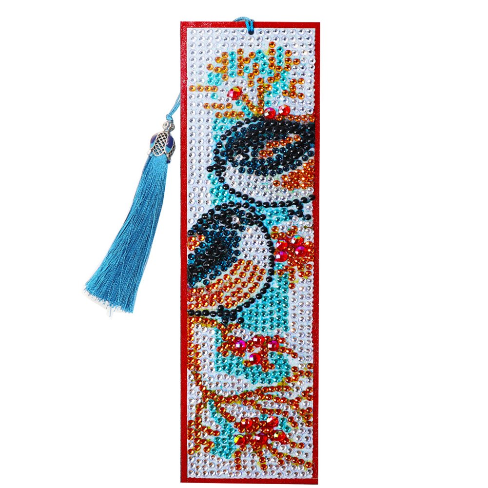 DIY Diamond Painting Bookmark with Tassel Bird
