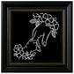DIY Pearl Painting With Frame - Handmade Self-Adhesive Pearls - Holding Hands (27*27cm)