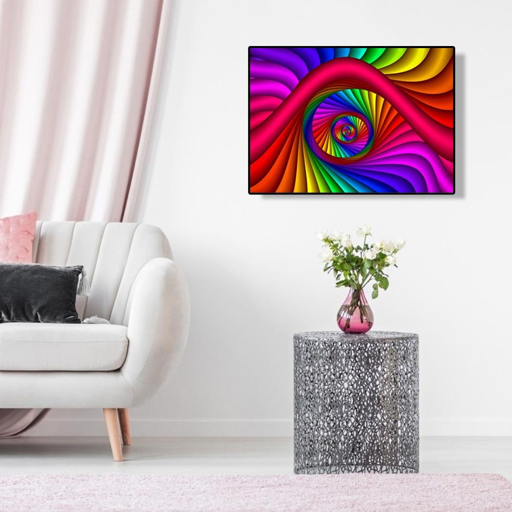 Diamond Painting - Full Round - Colorful Screw Thread