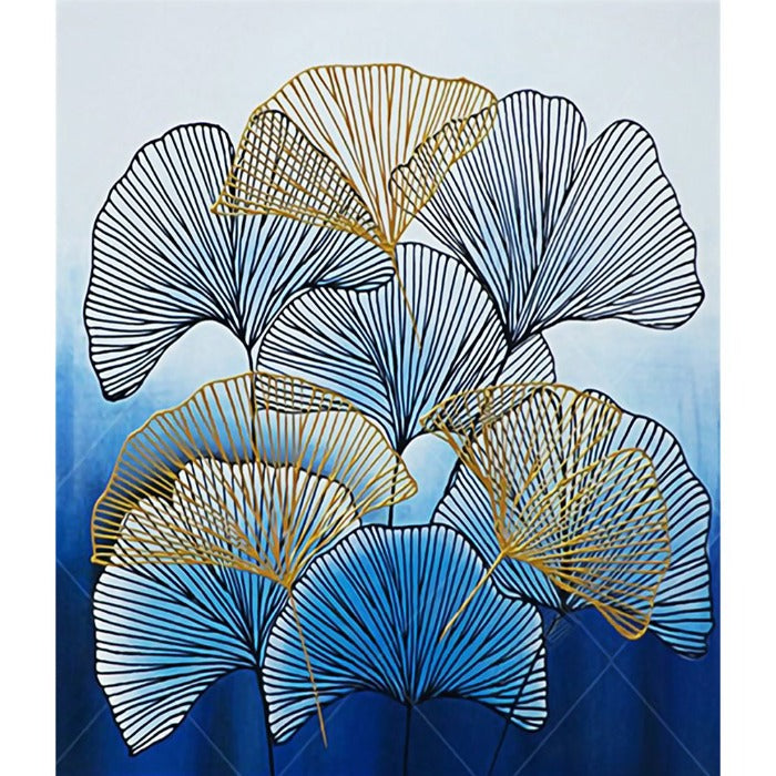Ginkgo Biloba 40x50cm Oil Paint By Numbers Picture DIY Painting M412