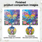 DIY Pearl Painting With Frame - Handmade Self-Adhesive Pearls - Butterfly (25*25cm) E