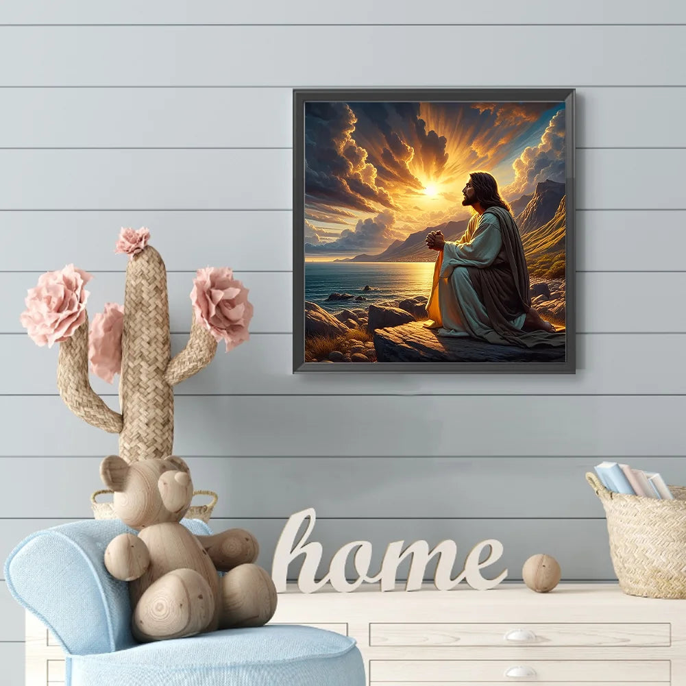 Diamond Painting - Full Round / Square - Jesus Pray
