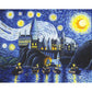 5D Diy Diamond Painting Kit Full Round Beads Starry Night