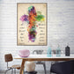 Diamond Painting - Full Round - Cross Colorful