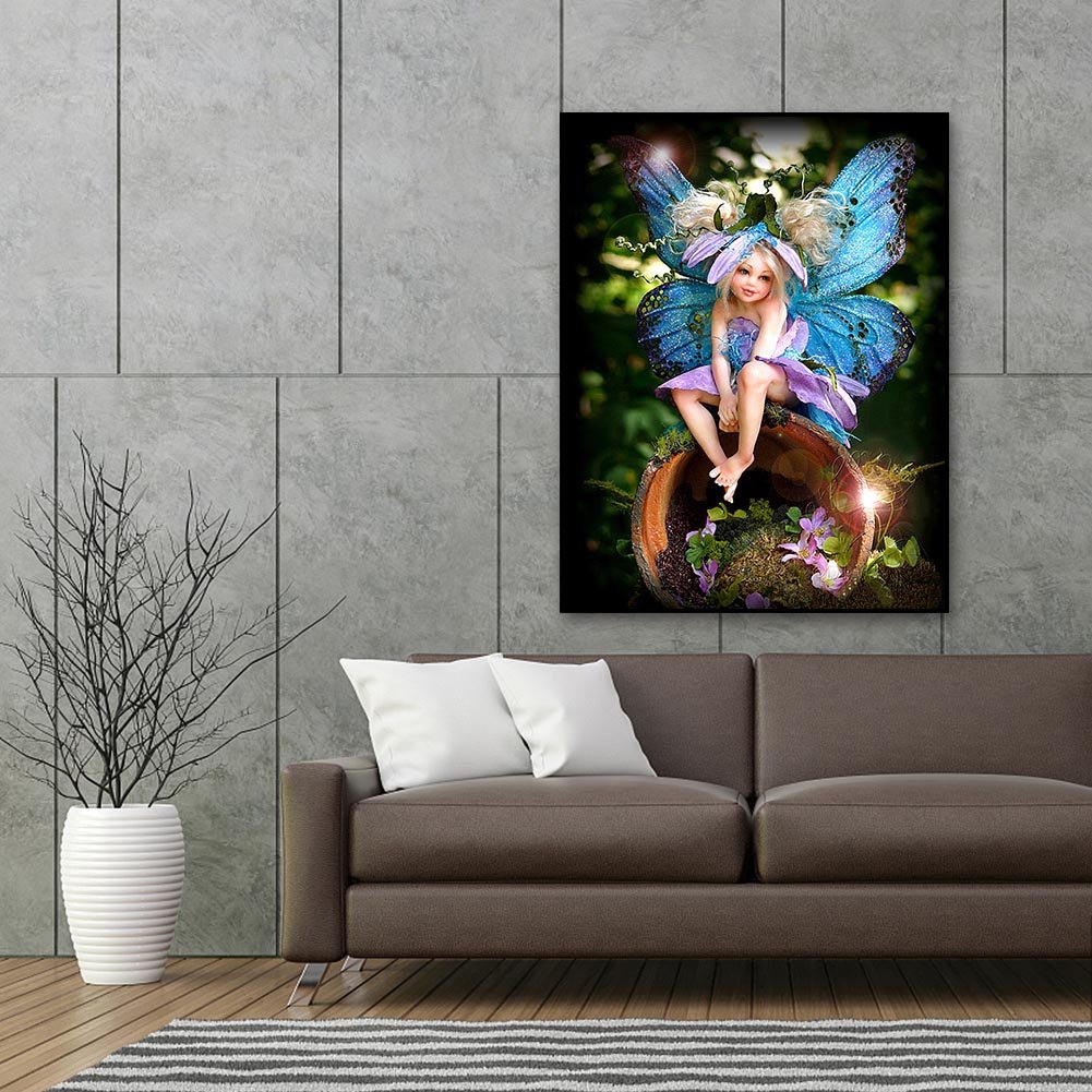 Diamond Painting - Full Round - Fairy Girl C