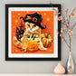 5D DIY Diamond Painting Kit - Full Round - Halloween Cat