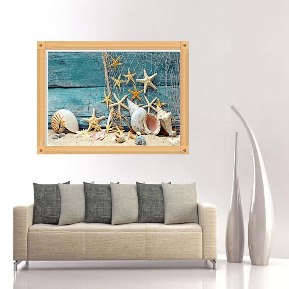 Diamond Painting - Partial Round - Beach Sea Star