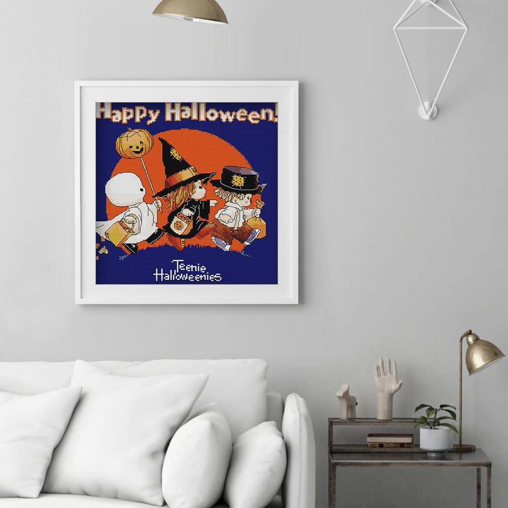 11ct Stamped Cross Stitch - Halloween (40*40cm)