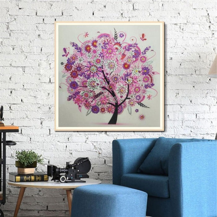 Tree 5D DIY Special Shaped Diamond Painting Kit Home Decor