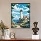 Diamond Painting - Full Round / Square - Lighthouse and Blue Sky