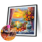 Diamond Painting - Full Round / Square - Sunset and Flower Vase