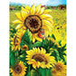 5D Diy Diamond Painting Kit Full Round Beads Sunflowers
