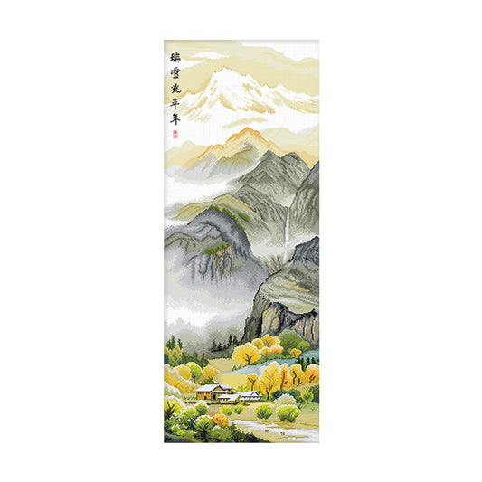 11ct Stamped Cross Stitch Winter(115*50cm)