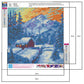 Diamond Painting - Full Round - Snow Mountain A