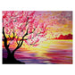 11ct Stamped Cross Stitch Tree Quilting Fabric (40*50cm)