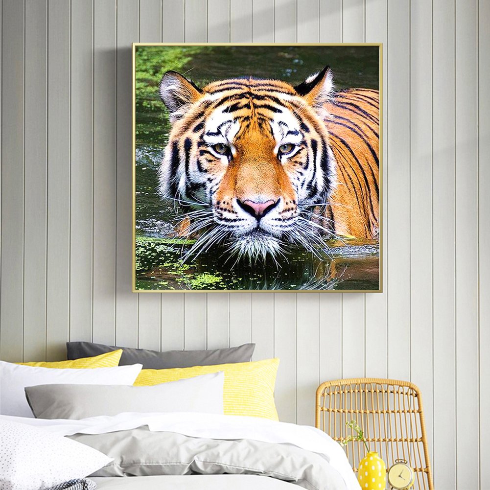 Diamond Painting - Full Round - Tiger D