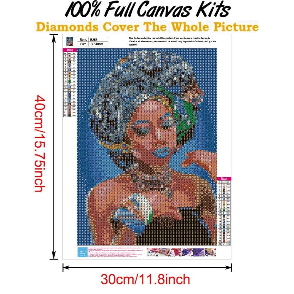 Diamond Painting - Full Round - Beauty D