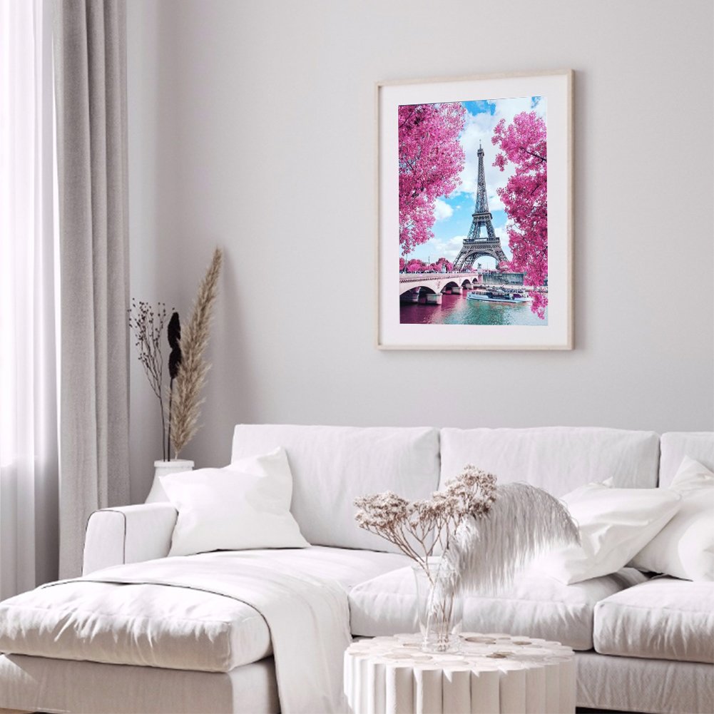 Diamond Painting - Full Round - Eiffel Tower C