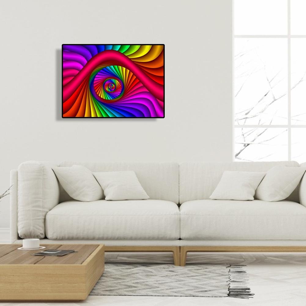 Diamond Painting - Full Round - Colorful Screw Thread