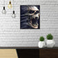 5D DIY Diamond Painting Kit  - Full Round - Skull Horror Head