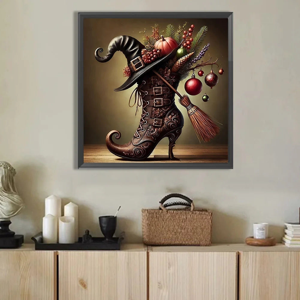 Diamond Painting - Full Round / Square - Halloween Boots