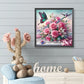 Diamond Painting - Full Round / Square - Butterfly And Rose Flower