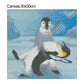Diamond Painting - Full Round - Dancing Penguin