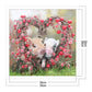 11ct Stamped Cross Stitch - Piggy Love( 30*30cm)