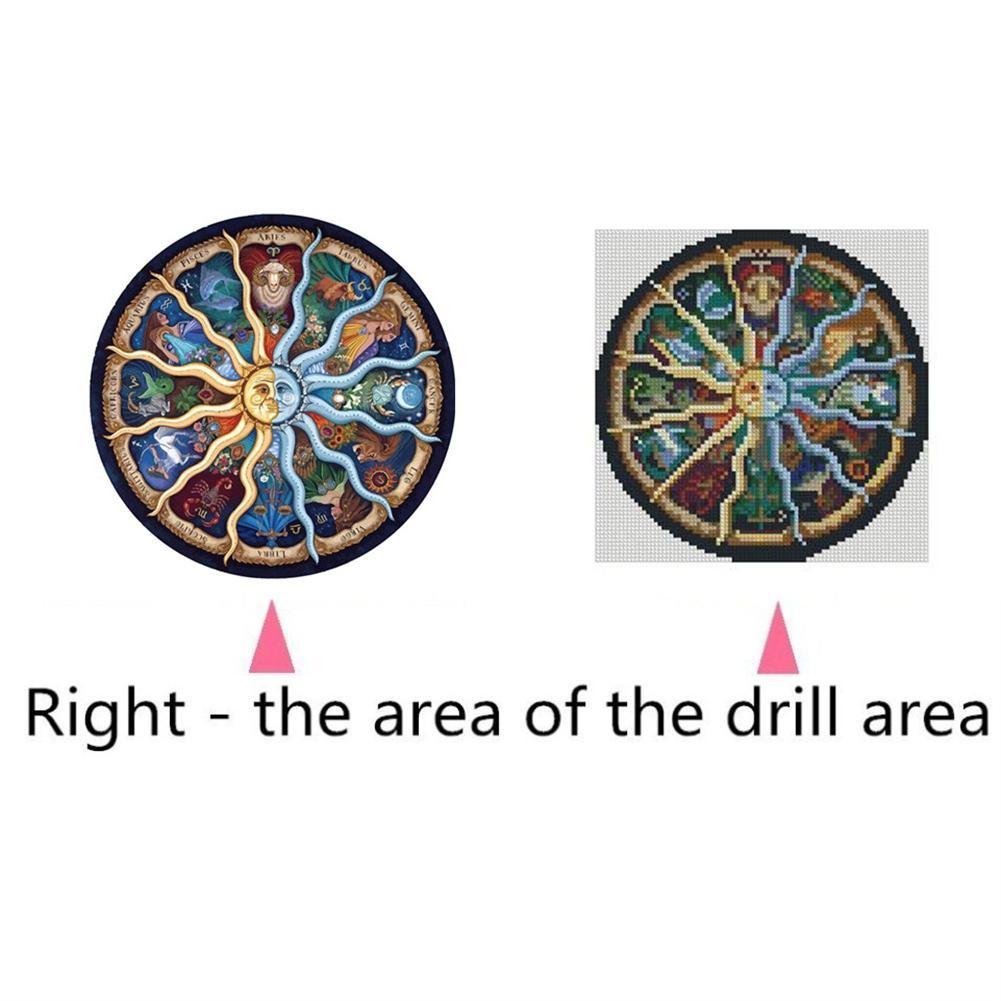 Diamond Painting - Full Round - Round Jigsaw Puzzle