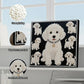 DIY Pearl Painting With Frame - Handmade Self-Adhesive Pearls - Puppy (30*30cm)