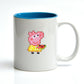 5pcs Diamond Painting Cartoon Pig Stickers Set Funny Toy Adhesive Decals