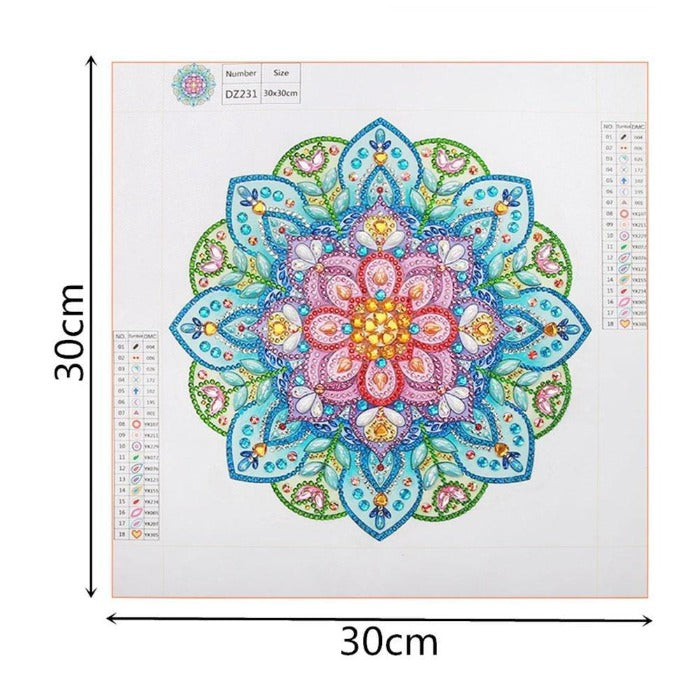 Diamond Painting - Crystal Rhinestone - Beautiful Mandala¡¾diamondpaintingsart¡¿