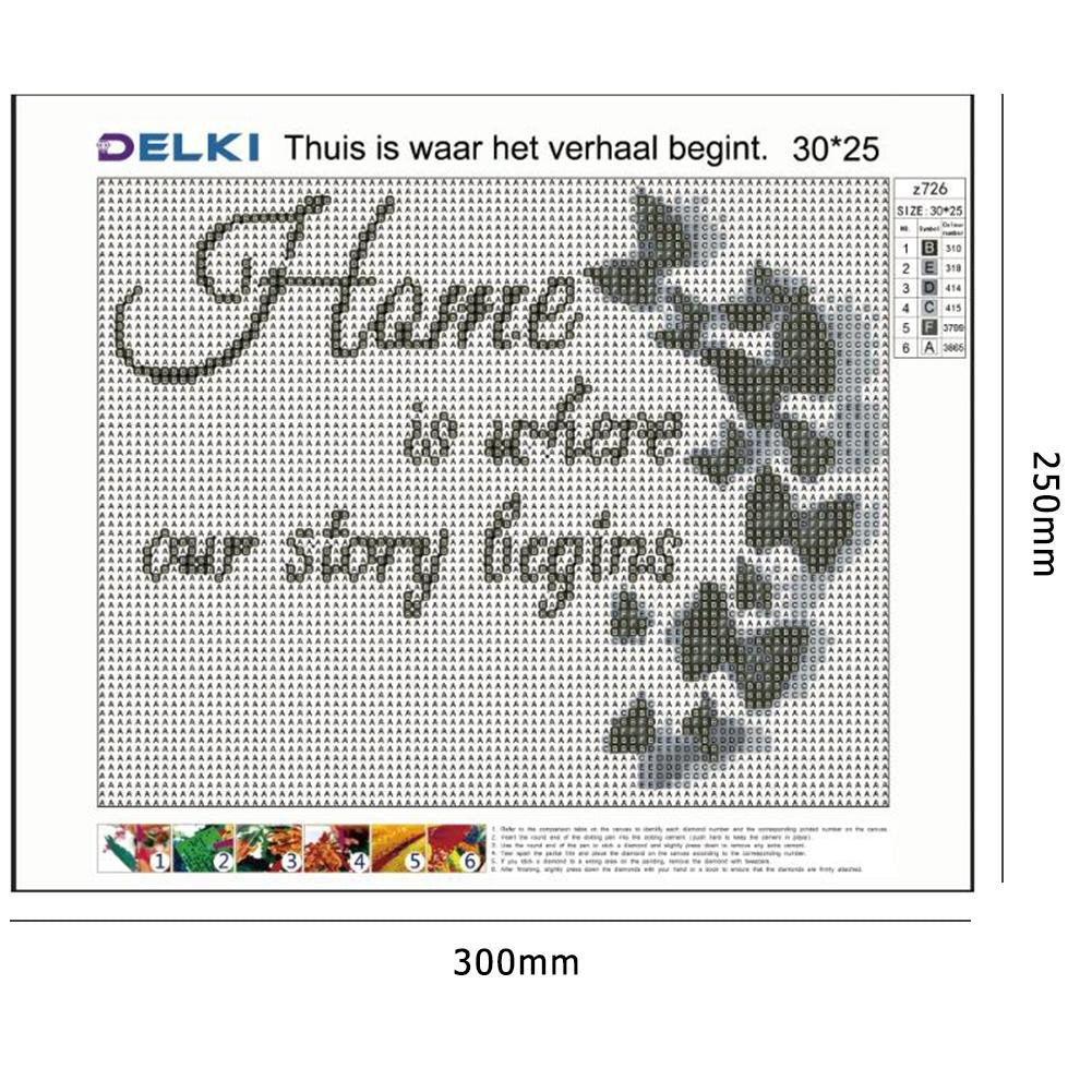 Diamond Painting - Full Round - Home Story B