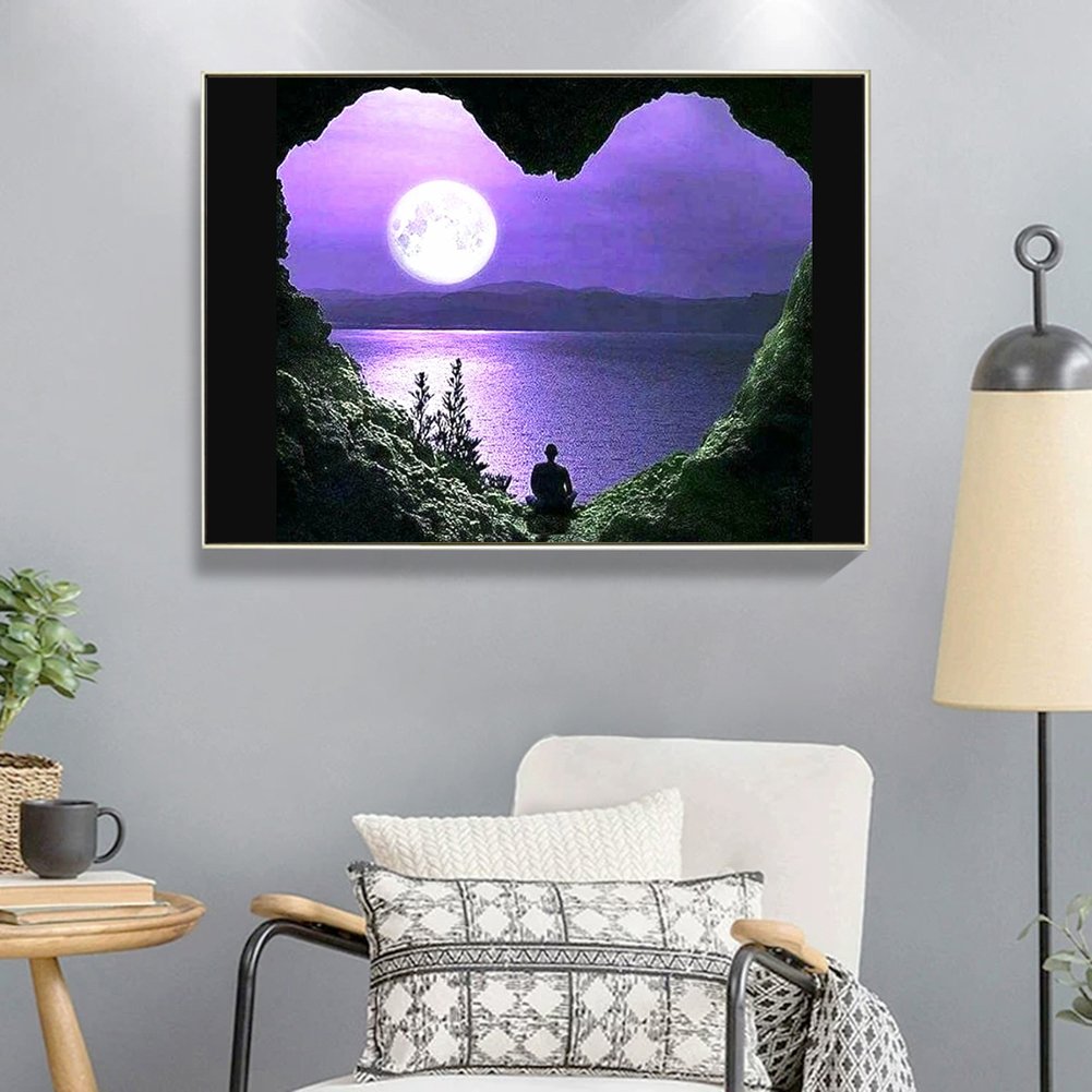 Diamond Painting - Full Round - Purple Night