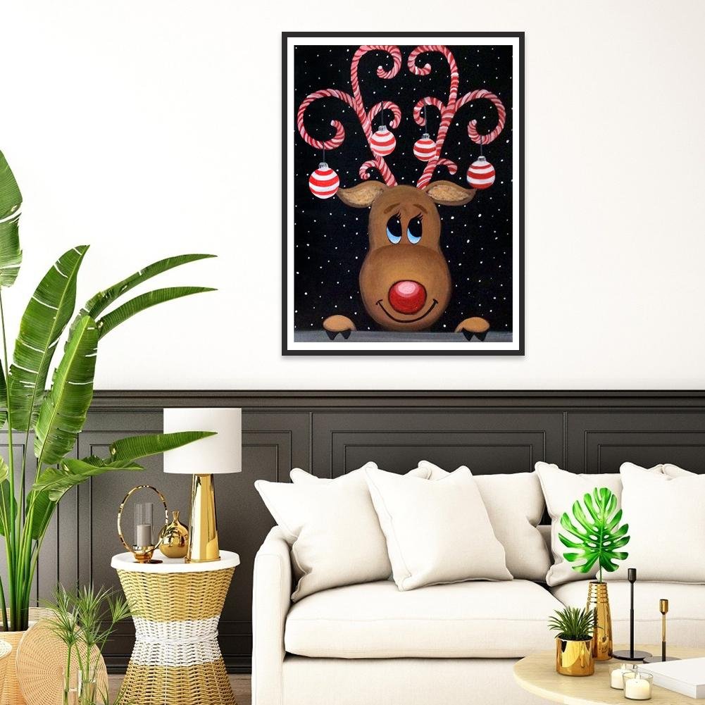 Diamond Painting - Full Round - Smile Elk