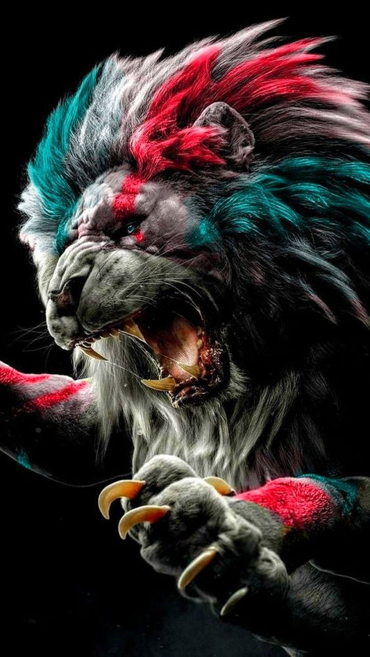 Lion | Full Round/Square Diamond Painting Kits 40x70cm 50x80cm