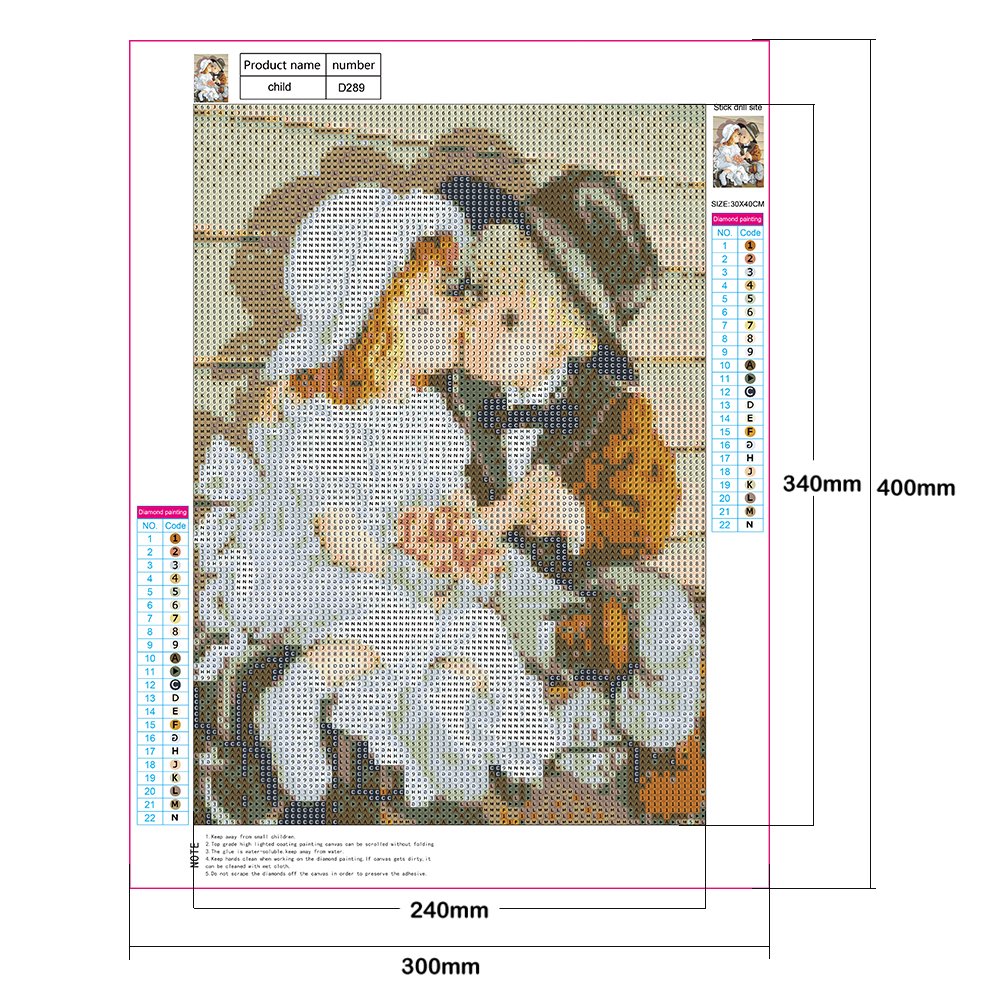 Diamond Painting - Full Round - Sweet Child