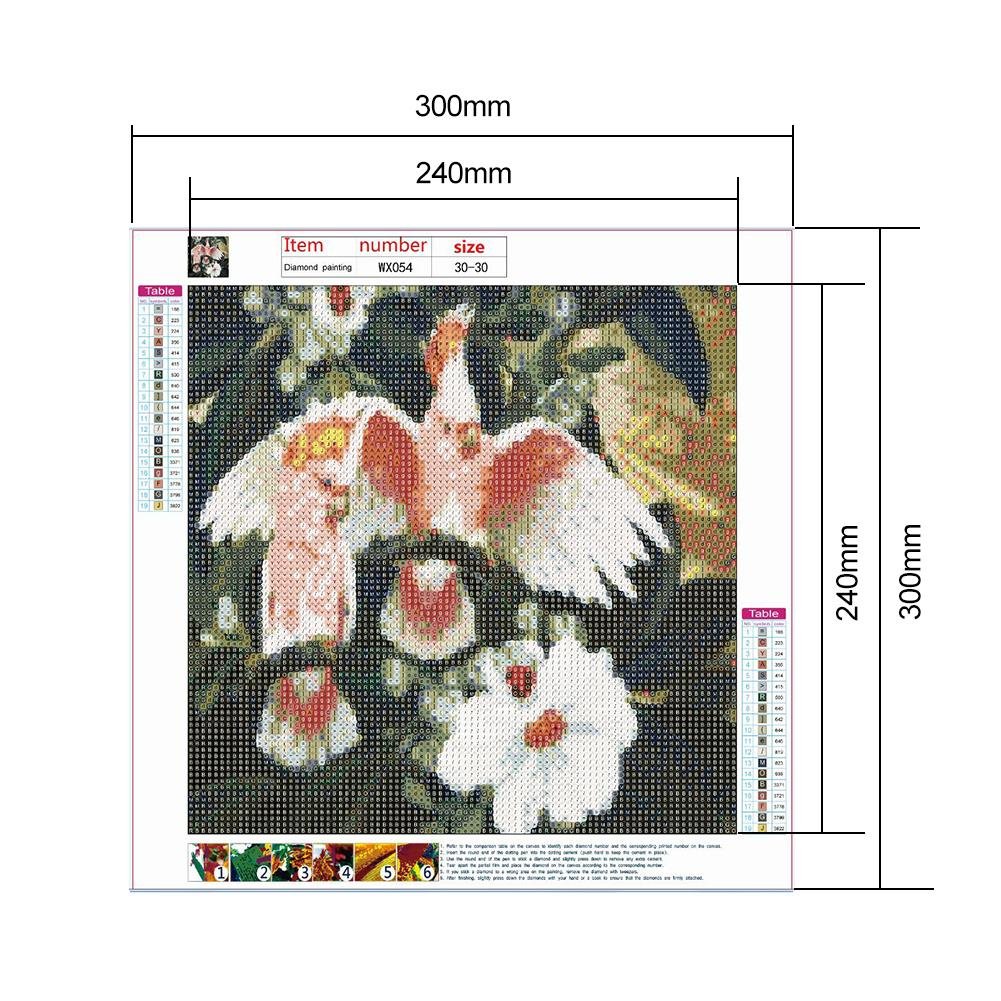 Diamond Painting - Full Round - Bird & Flower