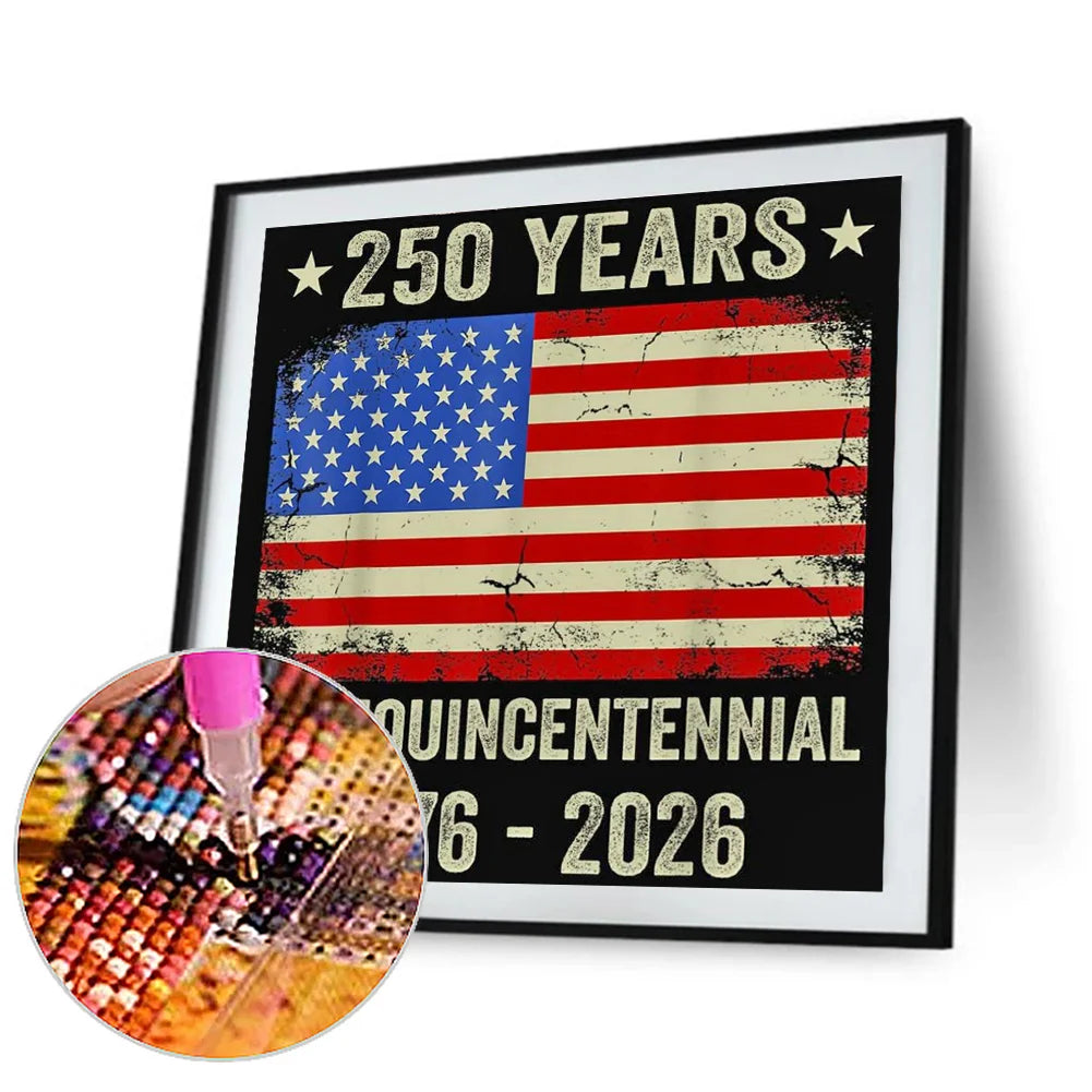 Diamond Painting - Full Round / Square - 250th Anniversary of USA 2