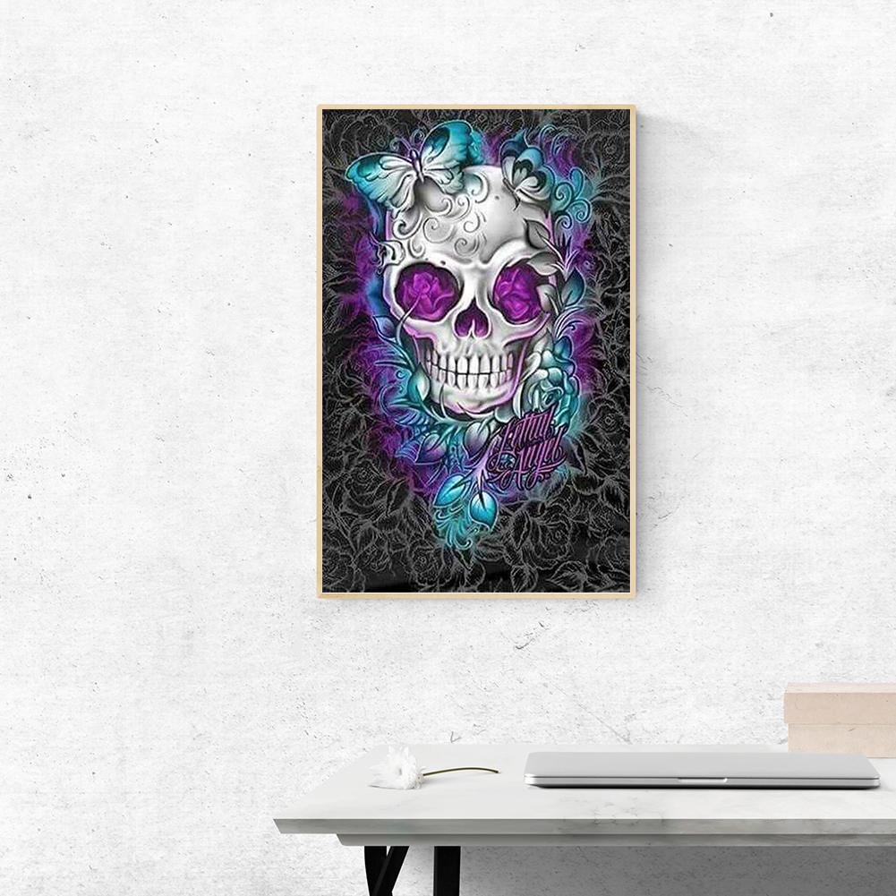 5D DIY Diamond Painting Kit - Full Round - Skull Head
