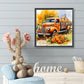 Diamond Painting - Full Round / Square - Autumn Pumpkin Car