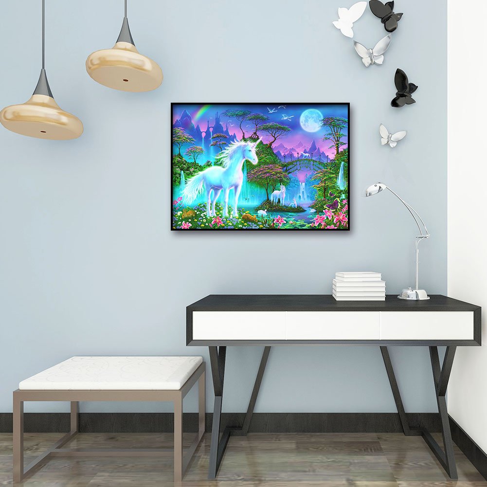 Diamond Painting - Full Round - Unicorn C