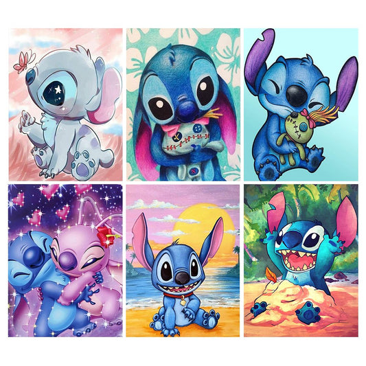 Diamond Paintings Art Full Drill Cartoon Stitch
