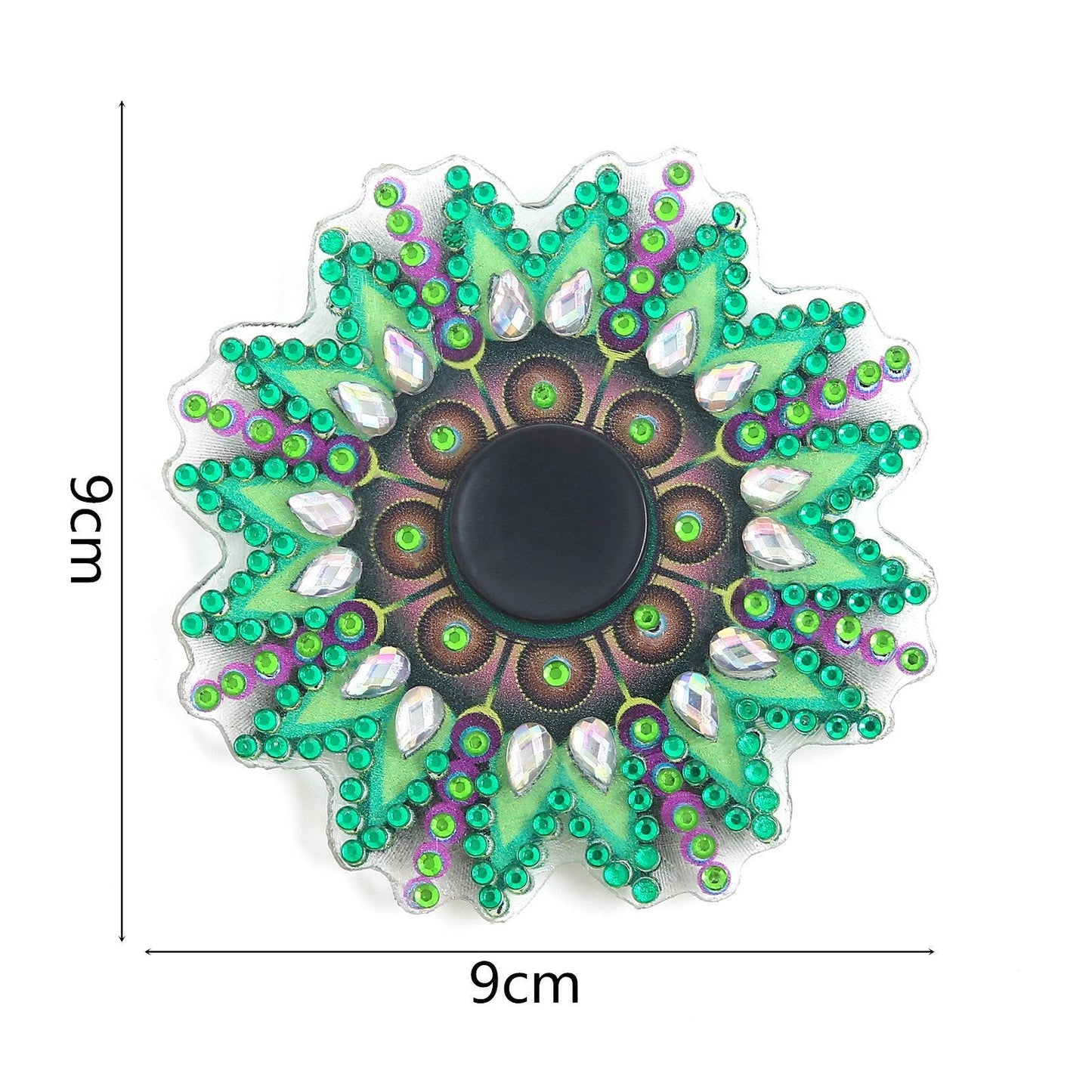 DIY Diamond Painting Fingertip Gyro Spinner - Mandala E