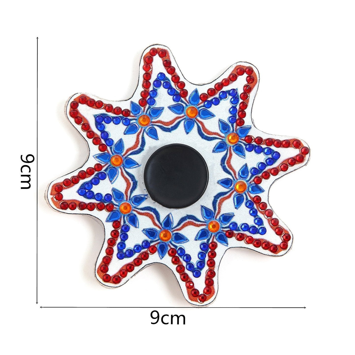 DIY Diamond Painting Fingertip Gyro Spinner - Mandala H