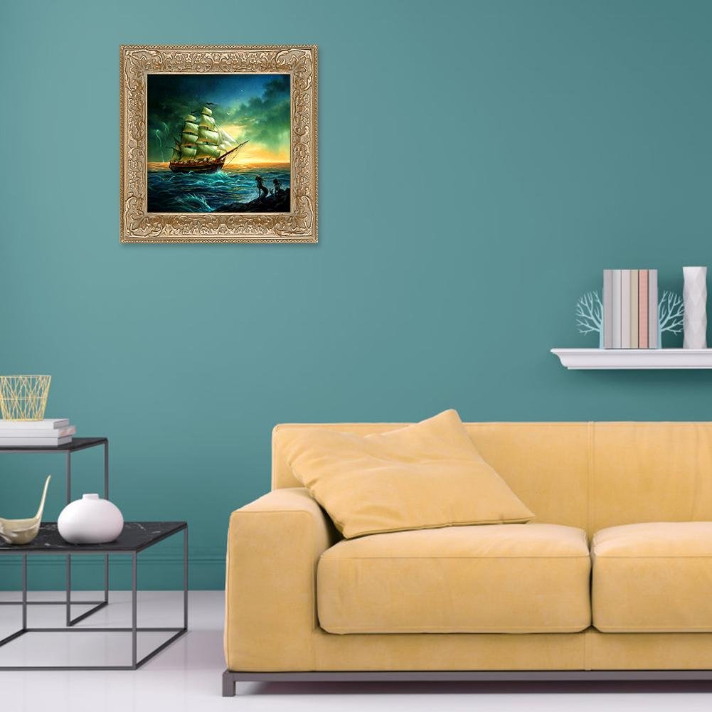 Diamond Painting - Full Round - Sailboat