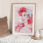 Ecological Cotton 11CT 3 Strand Stamped Embroidery Kits Ariel Princess Printed Canvas