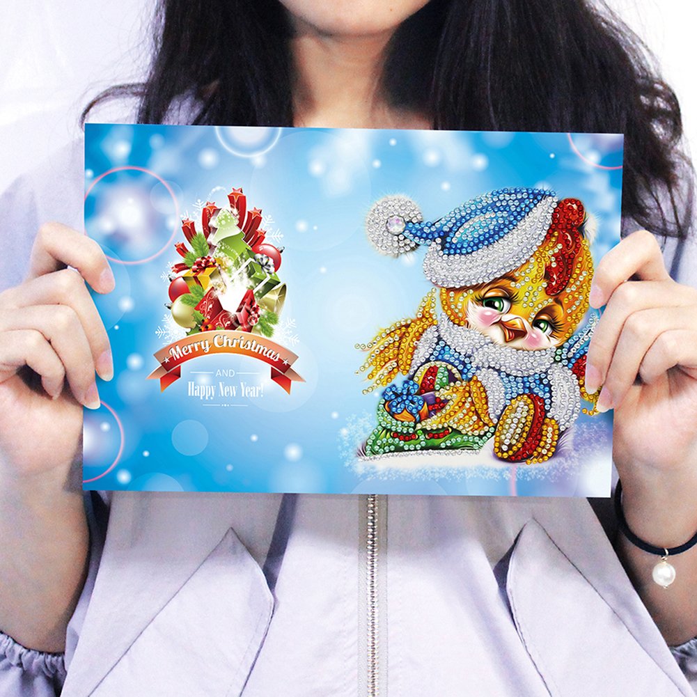 DIY Diamond Painting Greeting Card - Bird A