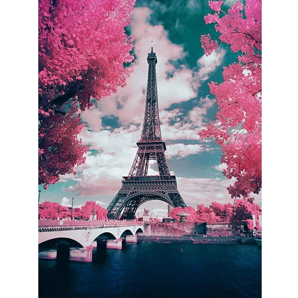 14ct Stamped Cross Stitch Eiffel Tower(46*36cm)