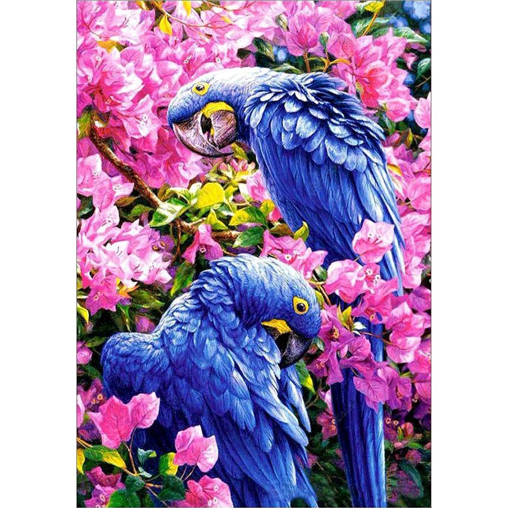 11ct Stamped Cross Stitch Two Parrots (46*36cm)